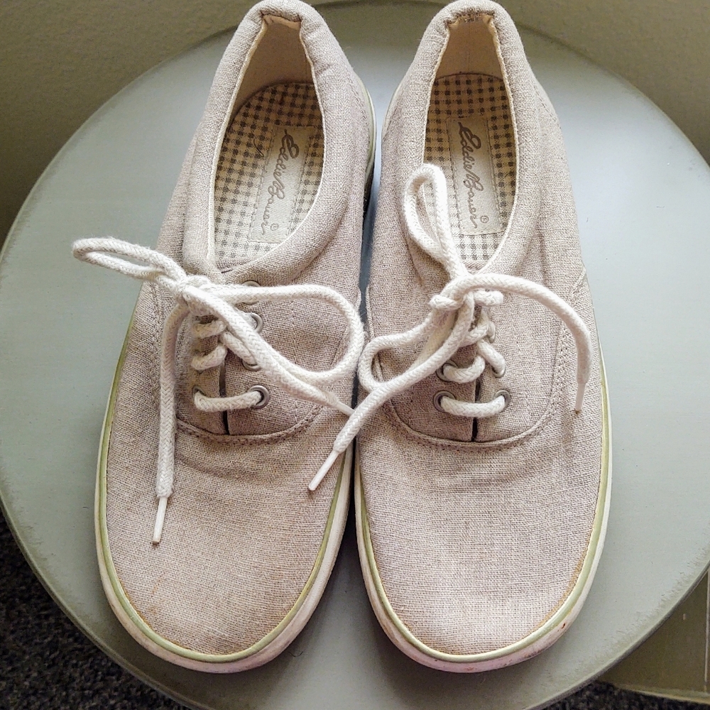 Eddie Bauer Women's Tan Tennis Sneakers 7m